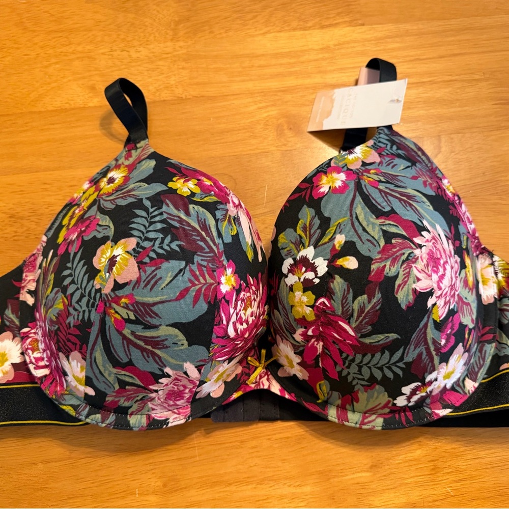 TWO Cacique NWT BRAS. Boost Plunge. 44d.